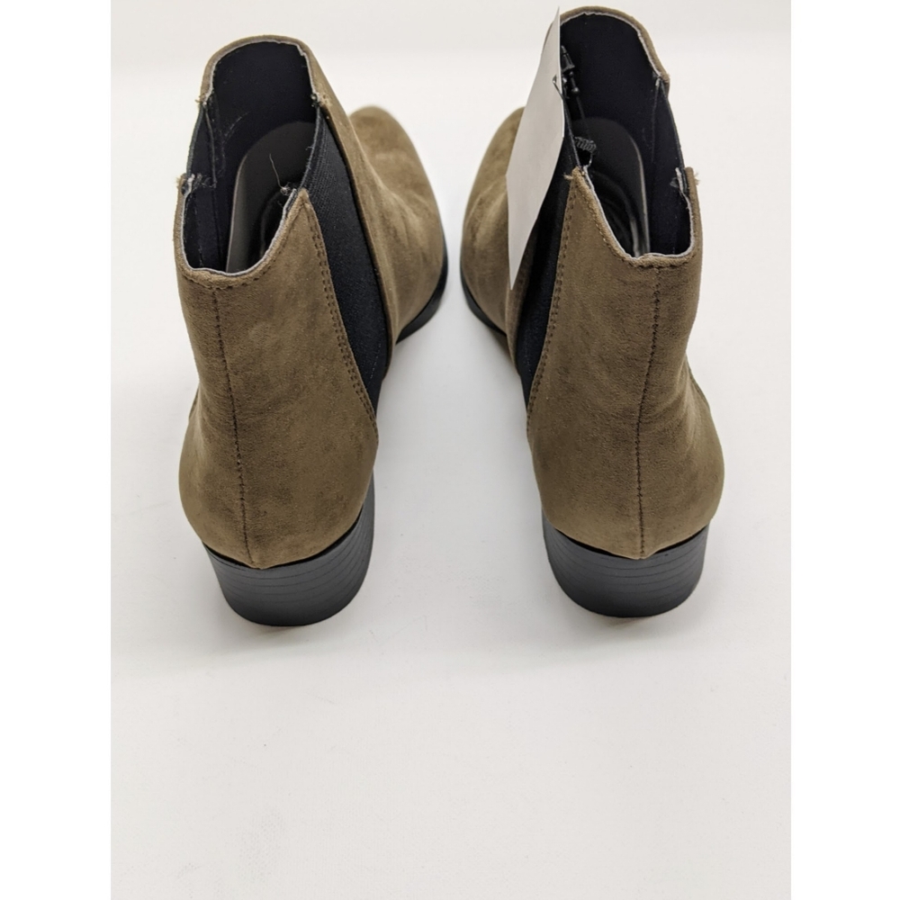 H&M Faux Suede Chelsea Ankle Boots With Elastic Side Panels Women's Size 6 - Picture 7 of 14